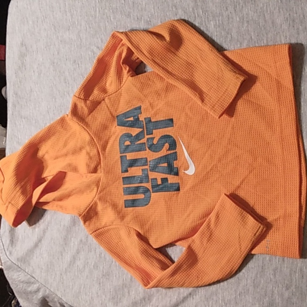 Nike Hooded Dri-Fit Long Sleeve Shirt - Size 2T